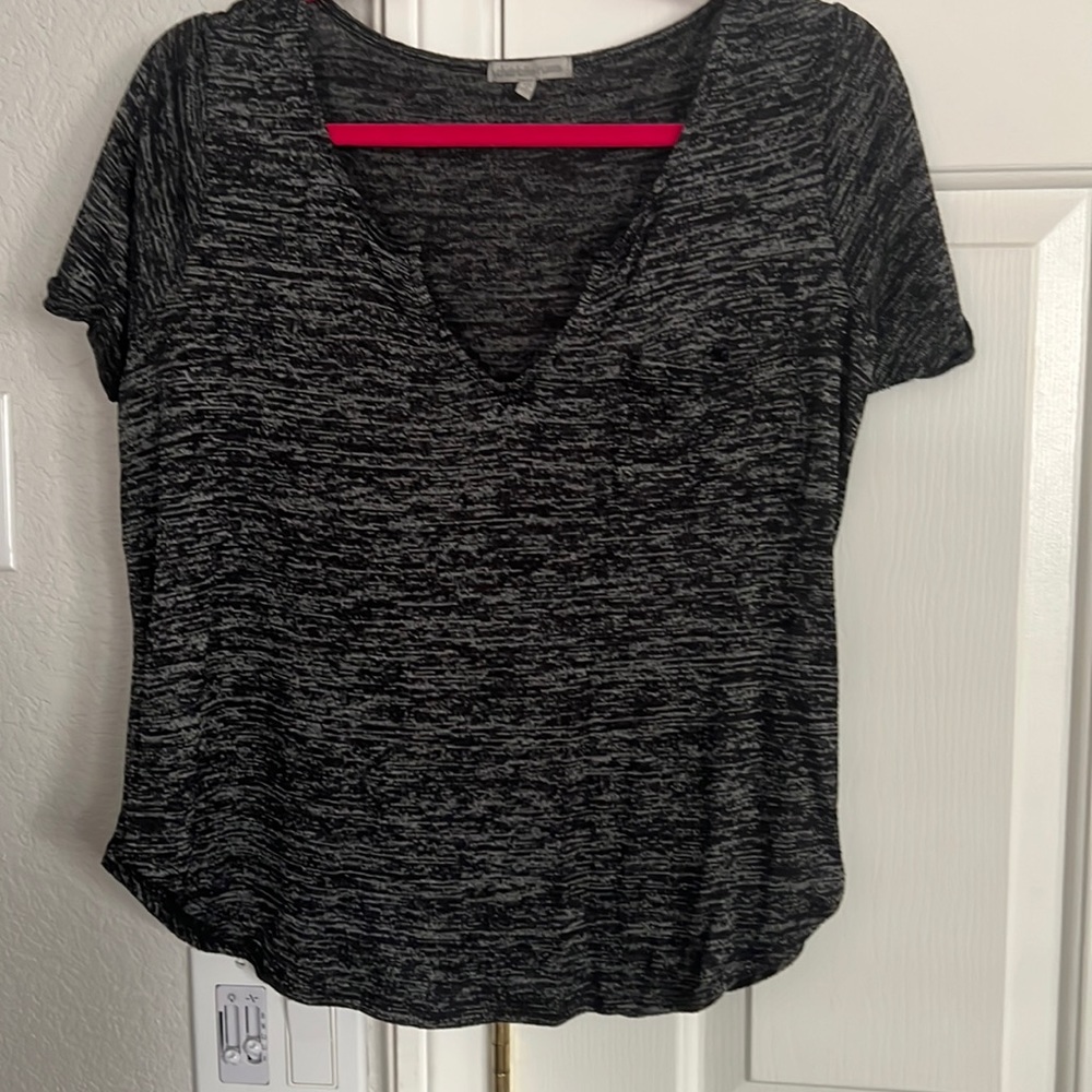Charlotte Russe charcoal grey top